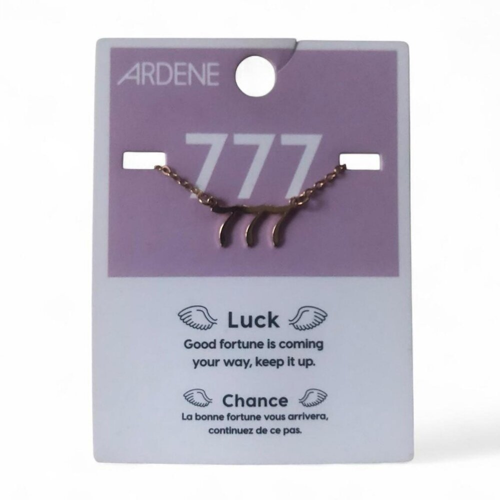 Ardene 777 Angel Necklace